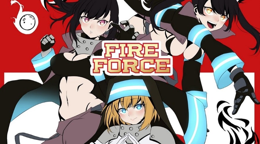 Fire Force - Tamaki vs Hina & Hika 