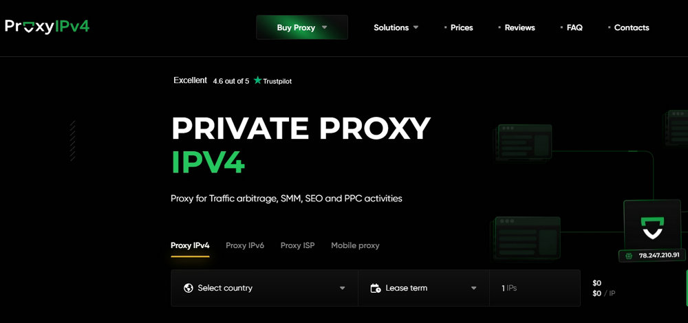 Proxy-IPv4 Homepage