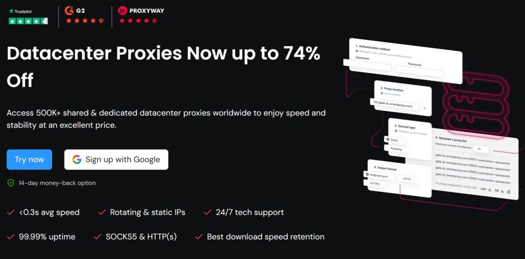 smartproxy datacenter proxy