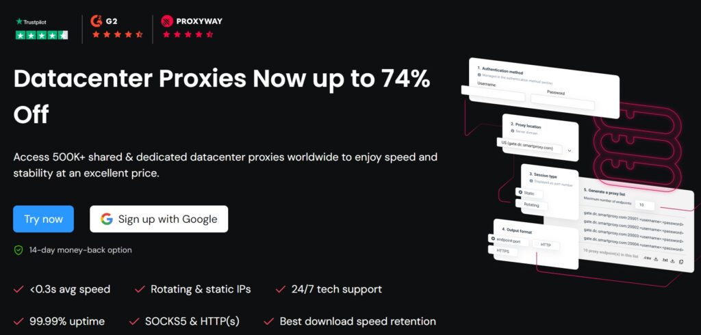 smartproxy Datacenter Proxies