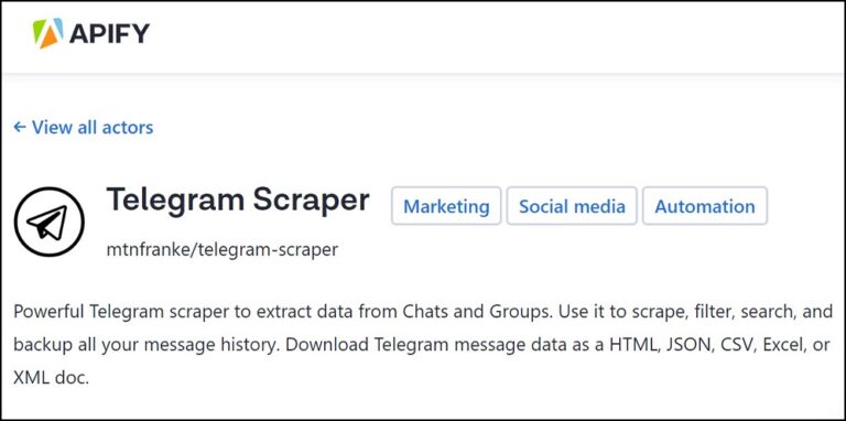 15 Best Telegram Scrapers 2023 (+How To Scrape Telegram Without Code ...