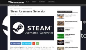 300+ Funny, Cool, Sweaty & Good Steam Names for Gamers