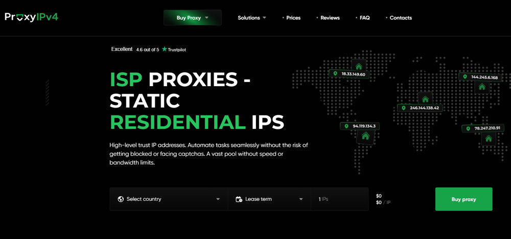 Proxy-IPv4 ISP Proxy