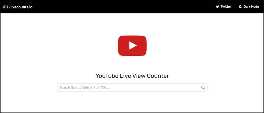 Live  View Count —  Realtime